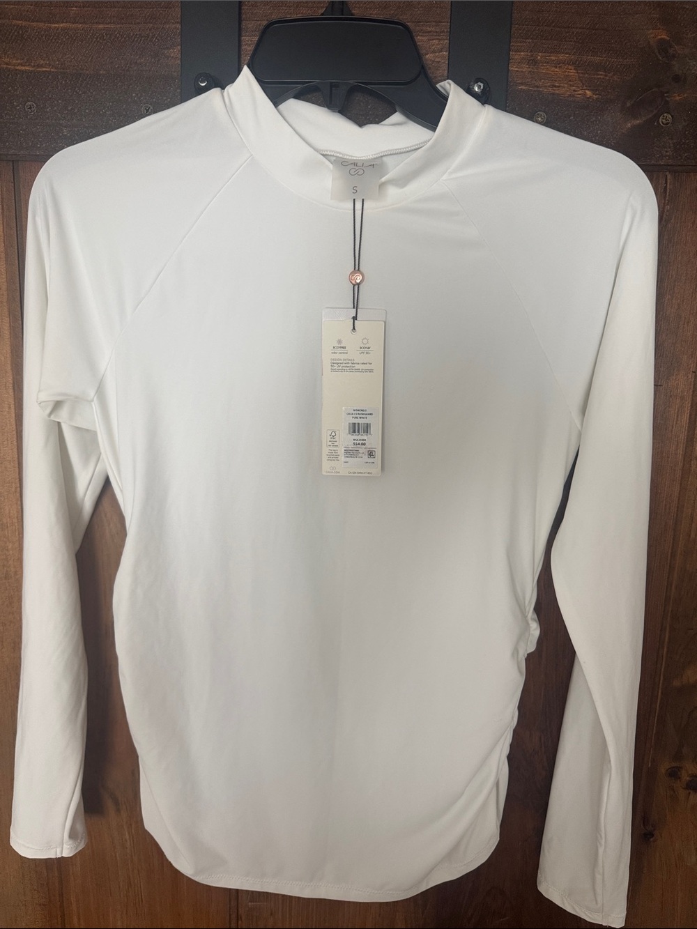 CALIA by Carrie Underwood White Long Sleeve Mock Neck Top